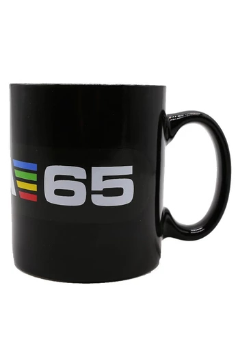 MEGA65 Black and white coffee mug
