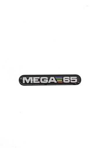 MEGA65 sticker, embossed