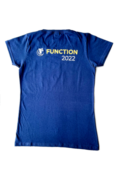 Function 2022 T-shirt, We Are One, Navy Blue, Women